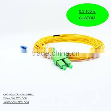 LC UPC-SC APC DX SM hybrid fiber optic duplex patch cord