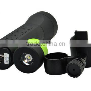 Multi-functional Outdoor Sport Bluetooth Speaker + Bicycle Headlight + Power Bank For Mobile Phones, Tablets And More photo-5