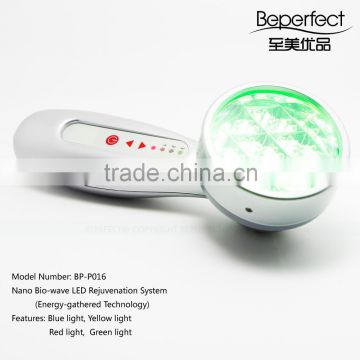 Factory offer red yellow blue LED light face whitening beauty device