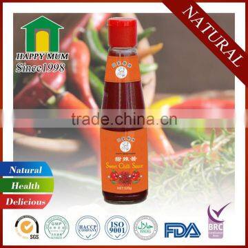 100% natural 280g sweet hot pepper sauce manufacture