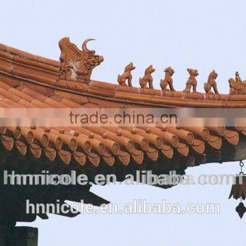 ceamic roof carving craft for Chinese classical style building