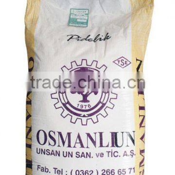 Custom size woven pp bags used for packing flour wirh SGS certification