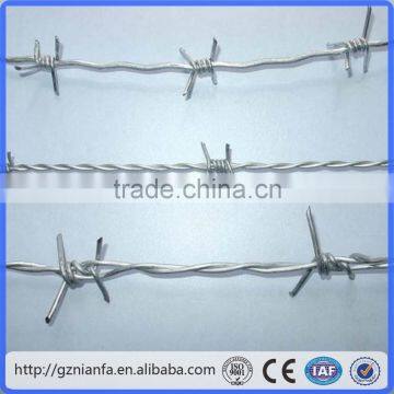 weight galvanized barbed wire(Guangzhou Factory)