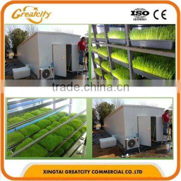 High quliaty 1000kg farm hydroponic fodder machine