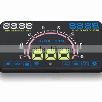 LED Digital OBD2 HUD E350 5.8" Inch Car OBD Head up Display HUD photo-4