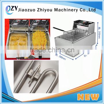 2016 Stainless Steel Single Tank Lpg Electric Deep Fryer(whatsapp:0086 15039114052)