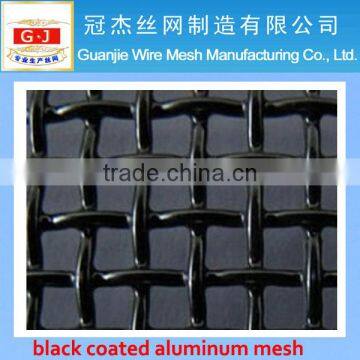 Brand new black coated aluminum mesh with high quality