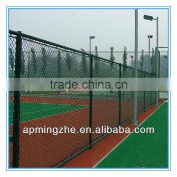 lowest price !woven mesh fence, pvc coated chain link fence ,protection mesh fence for playground,garden,zoo,building.