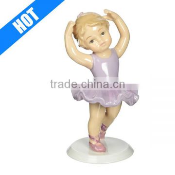 Whole Sale Ceramic Porcelain Ballet Girl Figurine