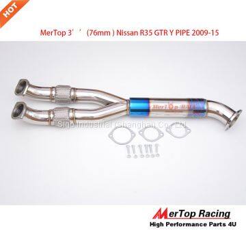 Mertop Titanize GTR R35 Y Pipe Down Pipe 2009+