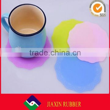 European style custom silicone coaster sets, cheap coaster for tea coffee