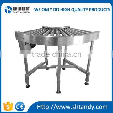 90 degree 180 degree turning roller/belt conveyor