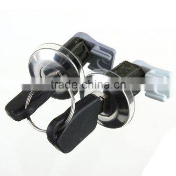 Pair Front Door Lock Barrels Set With Keys For Peugeot 106 Mk2 205 405 photo-2