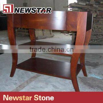 Newstar Colorful Hotel Bathroom Corner Vanity Base Cabinet photo-2