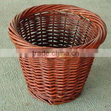 Cheap natural wicker waste basket