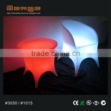 Glow furniture as LED tea table