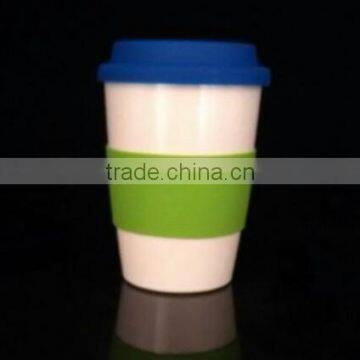 Biodegradable Eco Bamboo Fiber Fruit Juice Cup ,Straw Cup photo-5