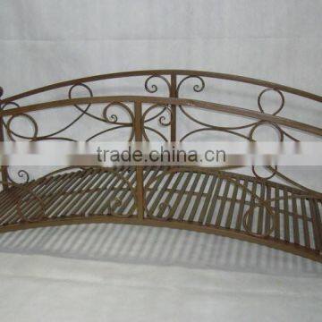 metal garden bridge