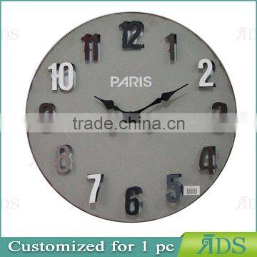 Big Antique Black Factory Wall Clock photo-5