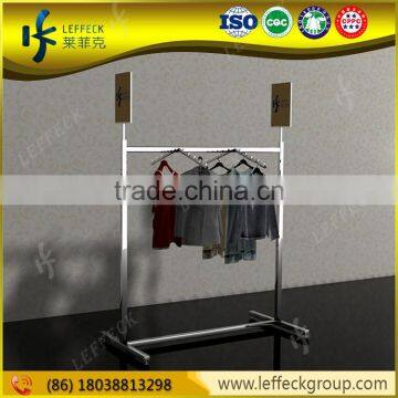 Commercial guangdong light duty stainless steel shelf for clothing store and mall