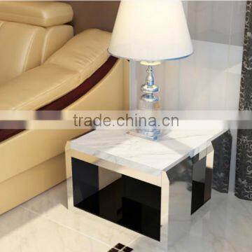 C8025 Modern Bedside End Table Stainless Steel Side Table photo-2