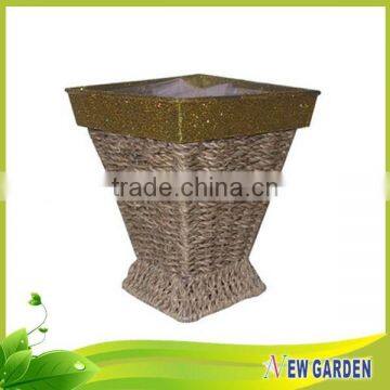 China Ecological Hand-woven Durable Best Service Rope Flower Basket