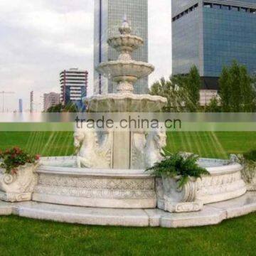 large garden stone decoration marble water fountain for sale