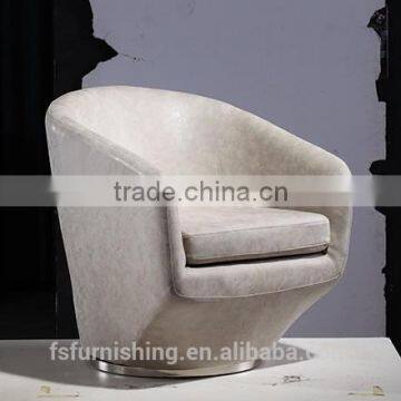 YYA027Factory Customized Swivel Leather Modern Club Chair photo-3