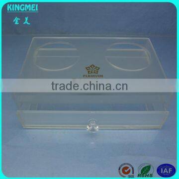 White Acrylic Drawer Box of Hotel Toiletries Organizer photo-3