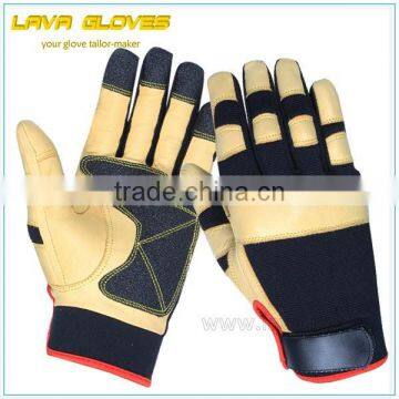 Super Comfort Non Slip Deerskin Leather Protective Gloves photo-3