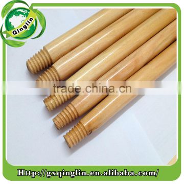 smooth varnishing wooden broom handles/painted wooden broom stick