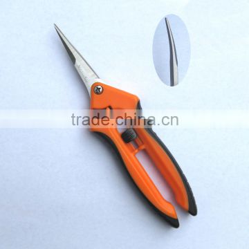 Stainless Steel Curve Blade Garden Floral Scissors (GDP-3462SCP )