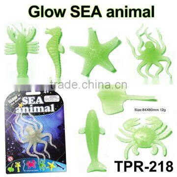 Sell Plastic Stretchy Glow Sea Animal Toys