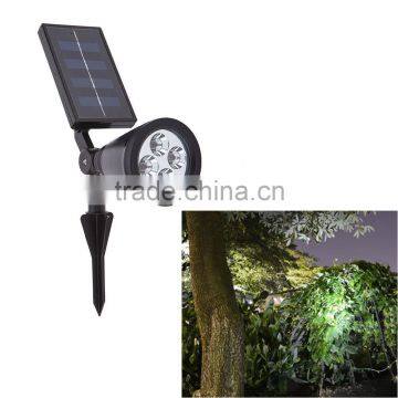 4 LED Solar Power Garden Light Outdoor Lawn Landscape Path Yard Lighting Lamp