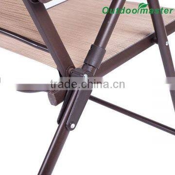 5-Position AdjustmentTan Recliner Teslin Garden Deck Beach Pool Chair photo-4