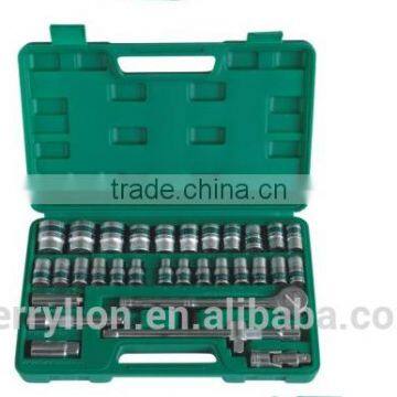 Berrylion Best Quality 32pcs Socket Set Chorme-Vanadium Steel Socket Tool Set photo-6