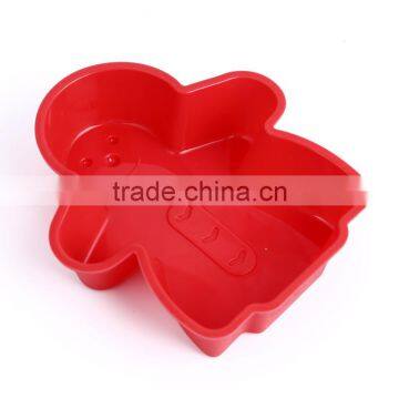 Hot Sale CBU07 The Gingerbread Man Cake Mold FDA Silicone Material photo-4
