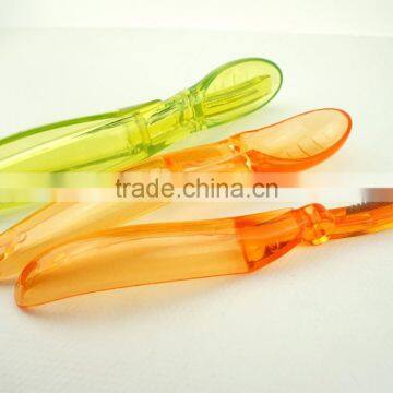 41058 Promotion 2 in 1 Kitchen Fruits Spoon Scoops Scale Peeler Kitchen Gadget photo-4