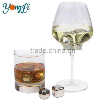 Reusable Chilling Stones Coolers for Whiskey Wine Beer Beverage Stainless Steel Ice Cube