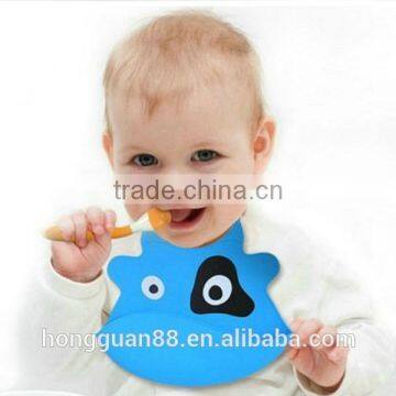 Custom Made Silicone plastic baby bib