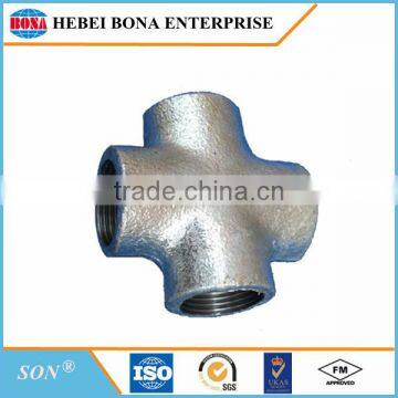 Best Selling Malleable Iron 4 Way Pipe Fitting Cross photo-6