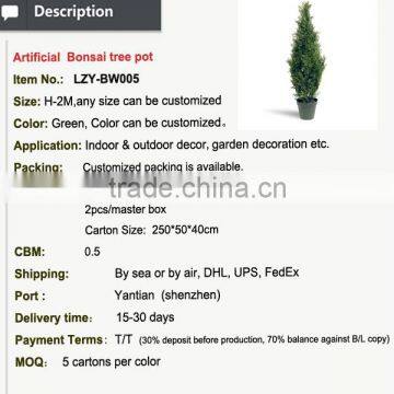 Chinese Synthetic Topiary Boxwood Grass Tree for Christmas Garden Decoration photo-2