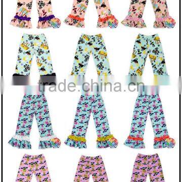 Long Style Soft Touch Halloween Kids Baby Ruffle Pants