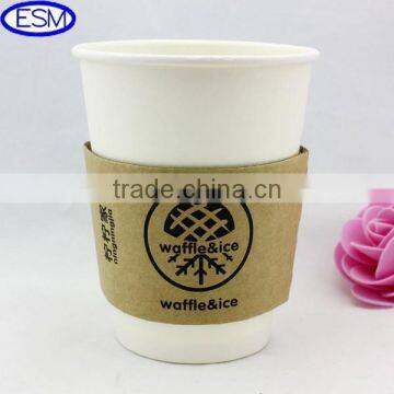 high quality disposable paper cup sleeve custom printed paper sleeves