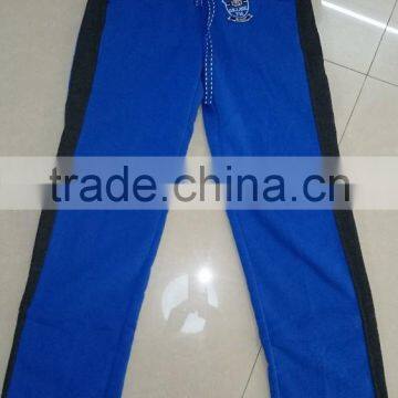 OEM design boys winter embroidered school uniform long pants