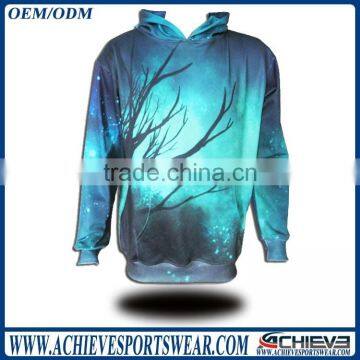 High Quality Sublimated Slim Fit Custom Mens Hoodies Sweatshirts Clothing photo-2