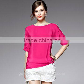 2017 New Tops Ladies Long Sleeve Woman Chiffon Fashion Ladies Blouse
