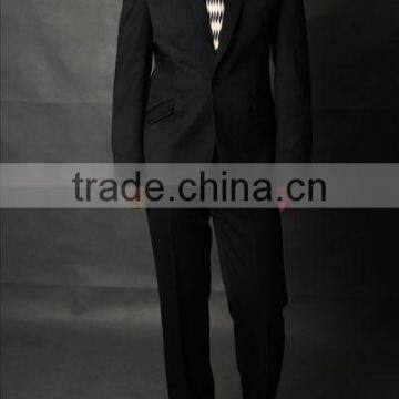 2017 new style black men suits men wedding suits