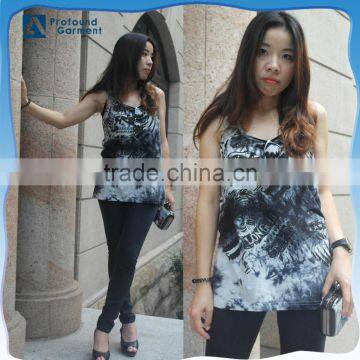 stringer women tie dye tank tops