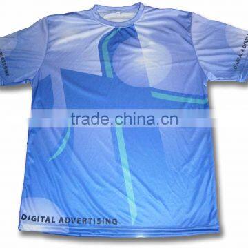 Sublimation Printed T-shirts 100% Polyester Dri Fit